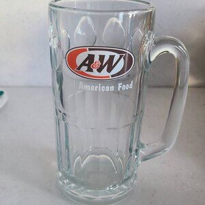 A&W Root Beer Stand Vintage 7" Glass Mug